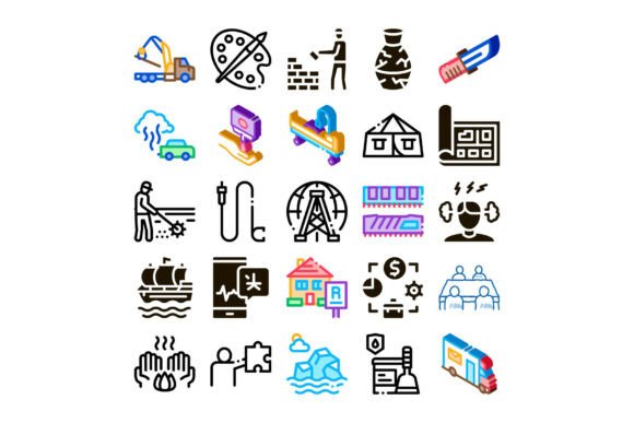 Collection of Various Occupation, Indust