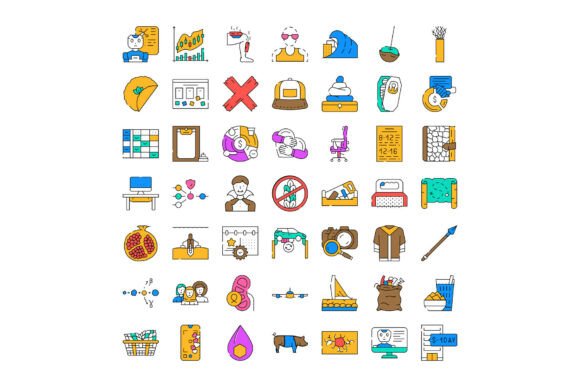 Diverse Collection of Minimalist Line Ic: Clarity, Consistency, and Quiet Power in Visual Communication