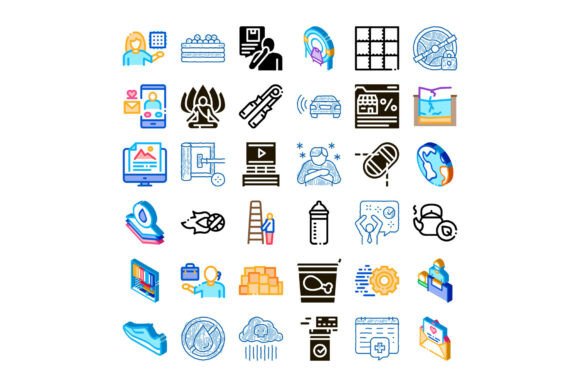 Diverse Modern Service and Lifestyle Ico