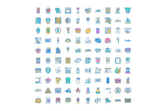 Doodle Drawing Style Icons Collection Wi