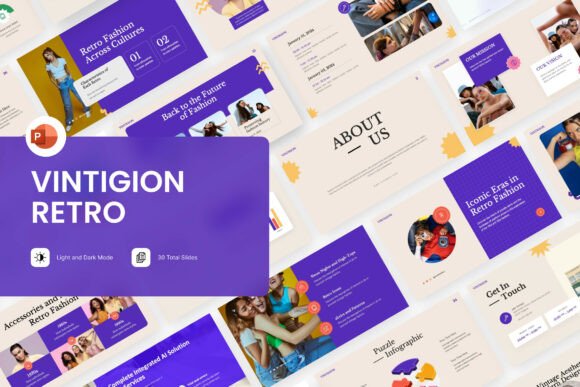 Elevating Presentations Beyond Slides: Why the Vintigion Retro PowerPoint Template Is Reshaping Professional Communication