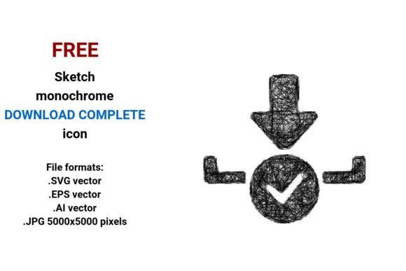 FREE Sketch Download Complete Icon