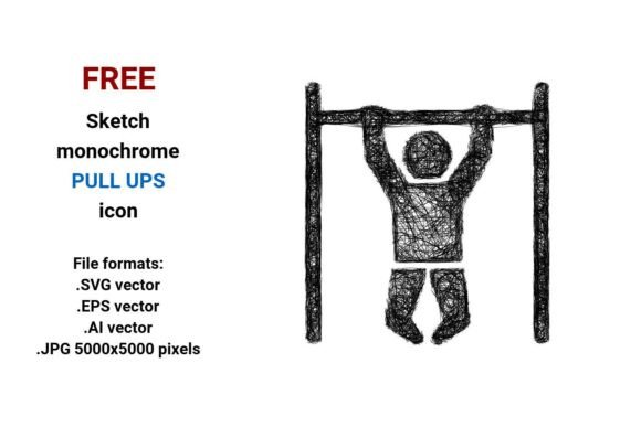 FREE Sketch Pull Ups Icon
