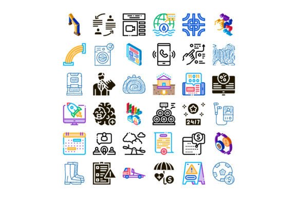 Isometric Line Art Icons for Business and Technology: Clarity, Consistency, and Creative Flexibility