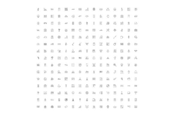 Large Collection of Diverse Thin Line Ic