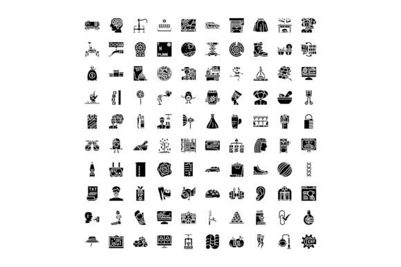 Large Collection of Glyph Icons Bundle S